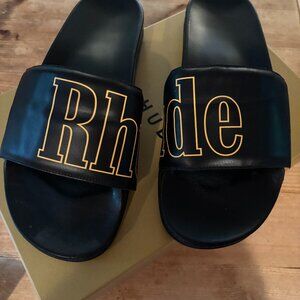 Men's RHUDE Leather Slides